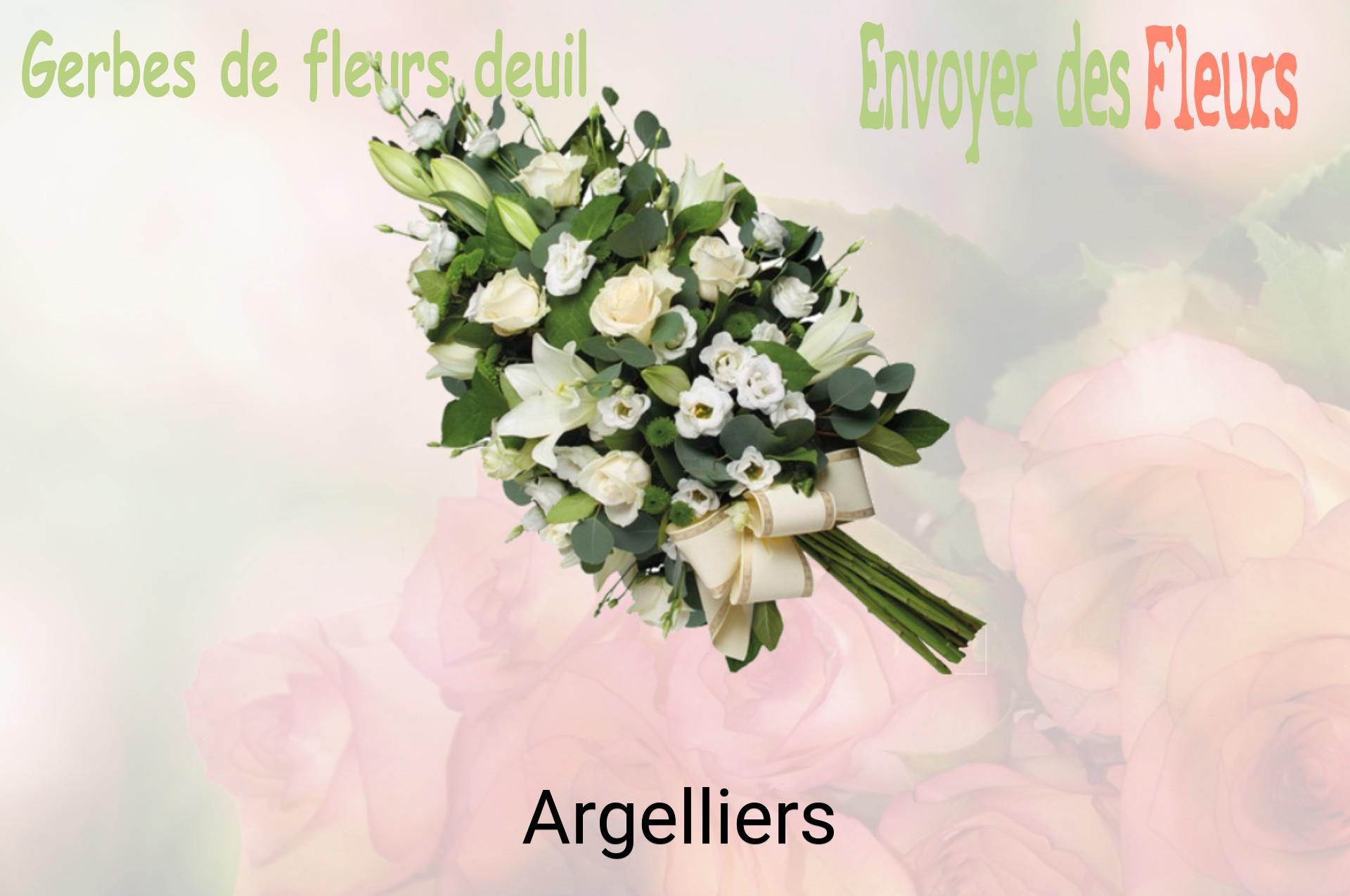 Gerbe de fleurs de deuil livrée à Argelliers